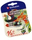 Флеш накопитель Verbatim Mini Casette Edition 16Gb красный вид 24