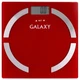 Весы напольные GALAXY LINE GL4851, красный вид 1