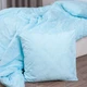 Комплект постельного белья Миланика Аквамарин, 2 спальный, поплин-жаккард, наволочки 70х70 см вид 3