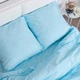 Комплект постельного белья Миланика Аквамарин, 2 спальный, поплин-жаккард, наволочки 70х70 см вид 4