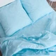 Комплект постельного белья Миланика Аквамарин, 2 спальный, поплин-жаккард, наволочки 70х70 см вид 5