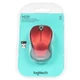 Мышь беспроводная Logitech Wireless Mouse M235 Red USB вид 3
