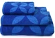 Полотенце Донецкая Мануфактура SEA COLOR синие круги 100х150 см, махра вид 2