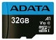 Карта памяти microSDHC ADATA Premier 32GB + SD adapter (AUSDH32GUICL10A1-RA1) вид 1