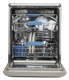 Посудомоечная машина Indesit DFP 58T94 CA NX EU вид 3
