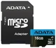 Карта памяти MicroSDHC A-DATA Premier 16Gb Class 10 UHS-I A1 + адаптер SD вид 3