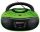 Аудиомагнитола Hyundai H-PCD260, зеленый/черный, 4Вт, CD/MP3, FM, USB/SD, дисплей, 4xC/от сети вид 5