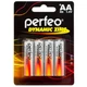 Батарейка AA Perfeo Dynamic Zinc R6 вид 1