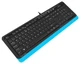 Клавиатура A4TECH Fstyler FK10 Black/Blue USB вид 1