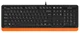Клавиатура A4TECH Fstyler FK10 USB Black/Orange вид 2