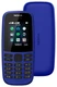 Сотовый телефон Nokia 105 SS синий вид 1