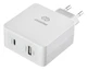 Сетевое зарядное устройство DIGMA DGPD-45W-WG белый вид 1