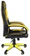 Компьютерное кресло Chairman GAME 16 игровое черный/голубой вид 12