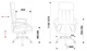 Компьютерное кресло Бюрократ T-8000SL серый вид 9