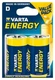 Батарейка Varta Energy D/LR20 вид 2