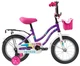 Велосипед Novatrack Tetris 14" 139617, фиолетовый вид 1