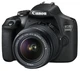 Зеркальный фотоаппарат Canon EOS 2000D вид 6