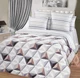Комплект постельного белья Миланика Графика, 1.5 спальный, поплин, наволочки 70х70 см вид 1