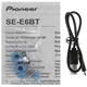 Наушники беспроводные Pioneer SE-E6BT-L синий вид 5