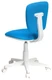 Кресло детское Бюрократ CH-W204NX/BLUE голубой вид 22