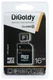 Карта памяти microSDHC DiGoldy class 10 16GB + SD adapter (DG016GCSDHC10-AD) вид 1