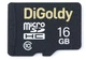 Карта памяти microSDHC DiGoldy class 10 16GB + SD adapter (DG016GCSDHC10-AD) вид 2