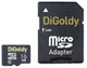 Карта памяти microSDHC DiGoldy class 10 16GB + SD adapter (DG016GCSDHC10-AD) вид 3
