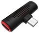 Адаптер Borofone BV8 USB-C - USB-C & 3.5mm jack черный вид 7