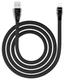 Кабель USB2.0 Am - Lightning (8-pin) 1.2м, 2.4A, Hoco U57 Twisting, плоский, черный вид 3