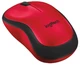 Мышь беспроводная Logitech M220 Silent красный вид 1