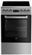 Стеклокерамическая плита Beko FSM57300GX, серебристый вид 1