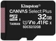 Карта памяти microSDHC 32Гб Kingston CanvSelect Plus SDCS2/32GBSP вид 1