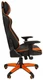 Кресло игровое Chairman game 44 чёрный/оранжевый вид 2