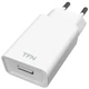 Сетевое зарядное устройство TFN 1A USB White (TFN-WC1U1AWH) вид 1