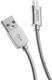 Кабель Deppa Metal USB-A 2.0 - micro USB, 1.2 м, 2.4 А, стальной (72273) вид 1
