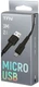 Кабель TFN USB-A 2.0 - micro USB, 3 м, 2 А, черный (TFN-CMICUSB3MBK) вид 3