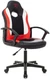 Кресло игровое Zombie 11LT, черный с красными вставками вид 1