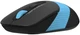 Мышь беспроводная A4TECH Fstyler FG10, черный/голубой вид 5