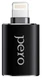 Адаптер PERO AD02 OTG LIGHTNING TO USB 3.0, черный вид 1