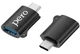 Адаптер PERO AD02 OTG TYPE-C TO USB 2.0, черный вид 2