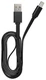 Кабель Maxvi MC-03F USB 2.0 Am - Lightning 8-pin, 1 м, черный вид 1