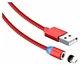 Кабель JET.A JA-DC26 USB - microUSB, 1 м, 2 A, красный вид 2