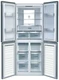 Холодильник ASCOLI ACDI460WG нержавеющая сталь вид 2