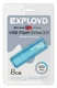 Флеш накопитель EXPLOYD 620 8GB синий вид 3