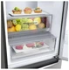 Холодильник LG GC-B509SMSM серебристый вид 3