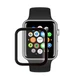 Защитное стекло Deppa Watch Protection PMMA для AppleWatch 4/5/6/SE, 40 мм, черная рамка вид 1