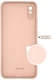 Накладка PERO LIQUID SILICONE для Xiaomi Redmi 9A, светло-розовый вид 2