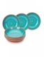 Тарелка суповая Fioretta Wood Blue 20см вид 4