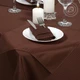 Набор столового белья АРТПОСТЕЛЬ Кристиан шоколад (скатерть 150*150 см, 6 салф.35*35) вид 2