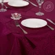 Набор столового белья АРТПОСТЕЛЬ Версаль бордо (скатерть: 150х150 см, 6 салфеток: 35х35 см) вид 3